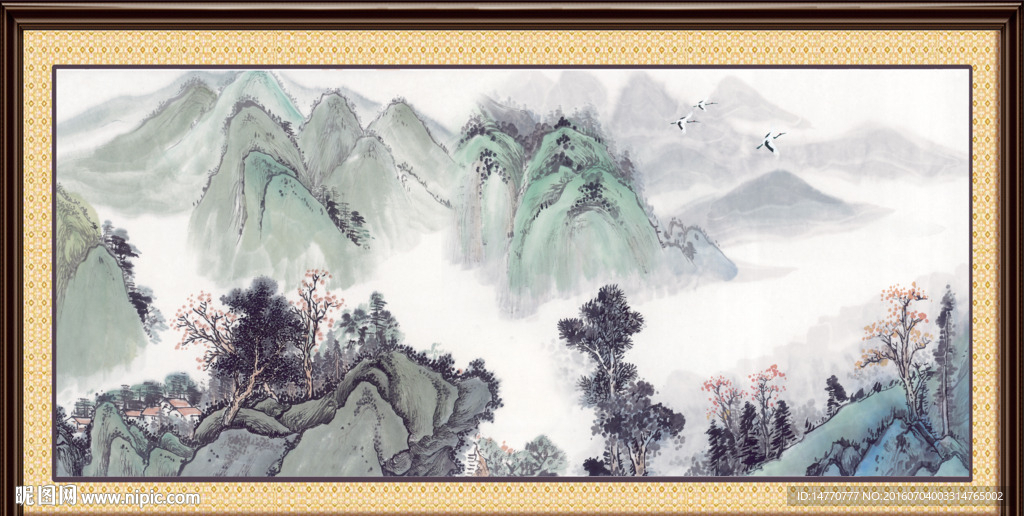 巨幅山水