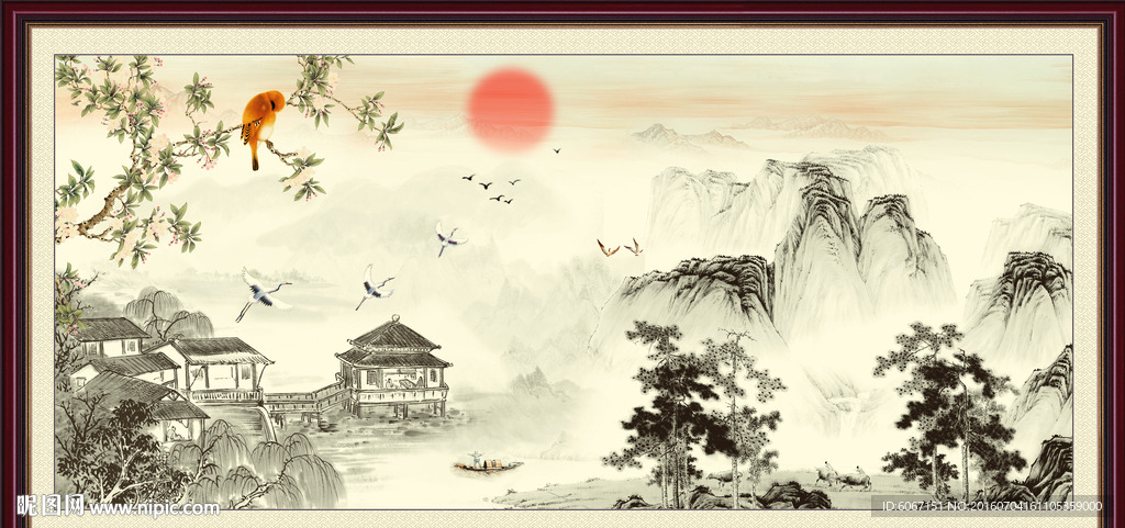 国画山水