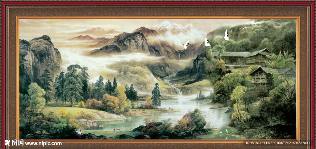 山水国画