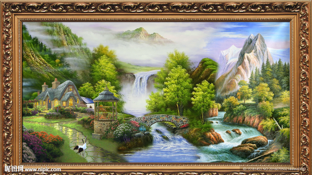 油画风景