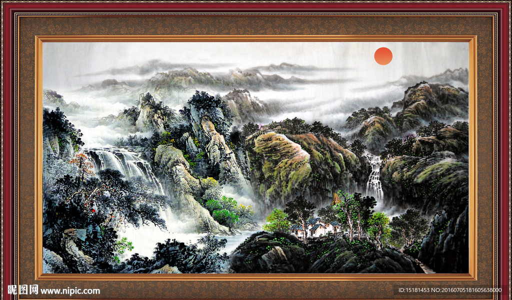 国画山水
