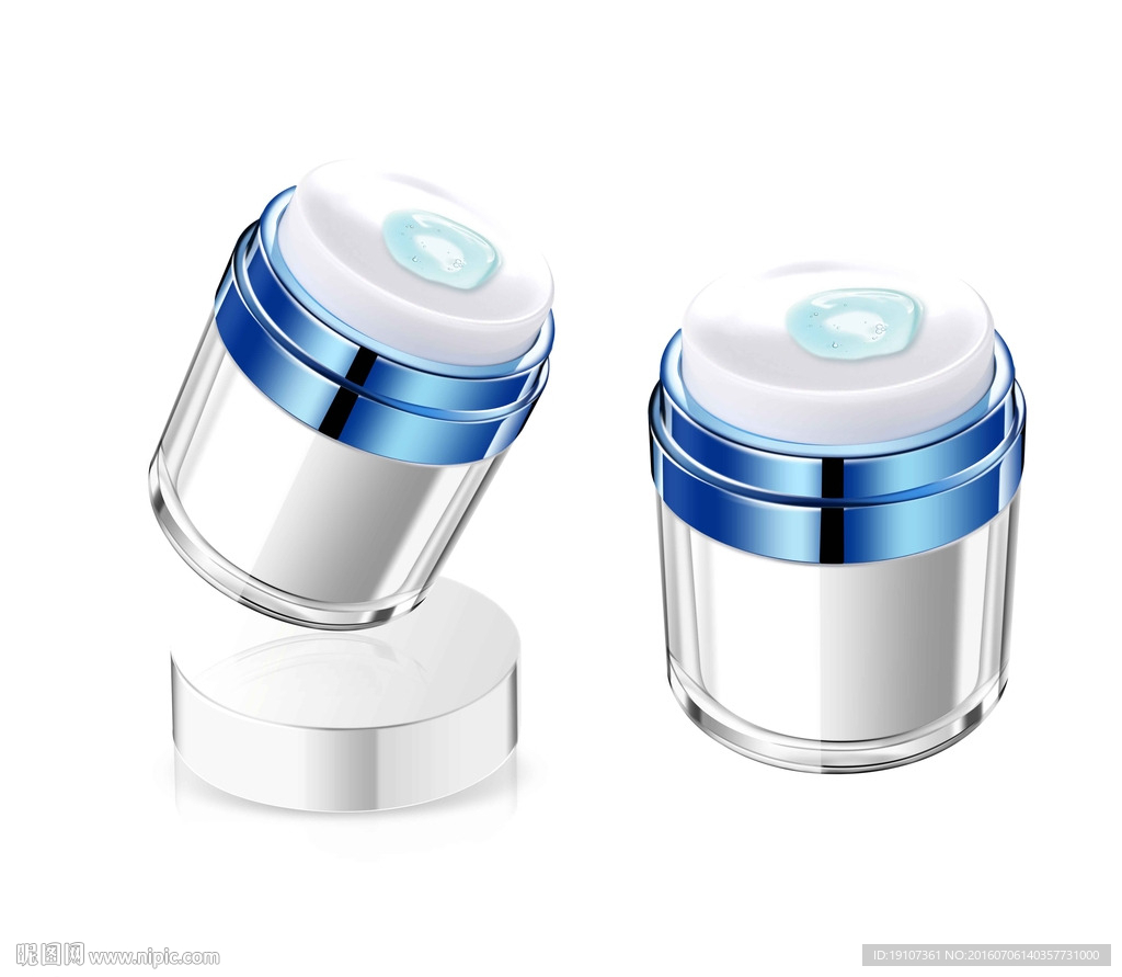 补水霜瓶子精修