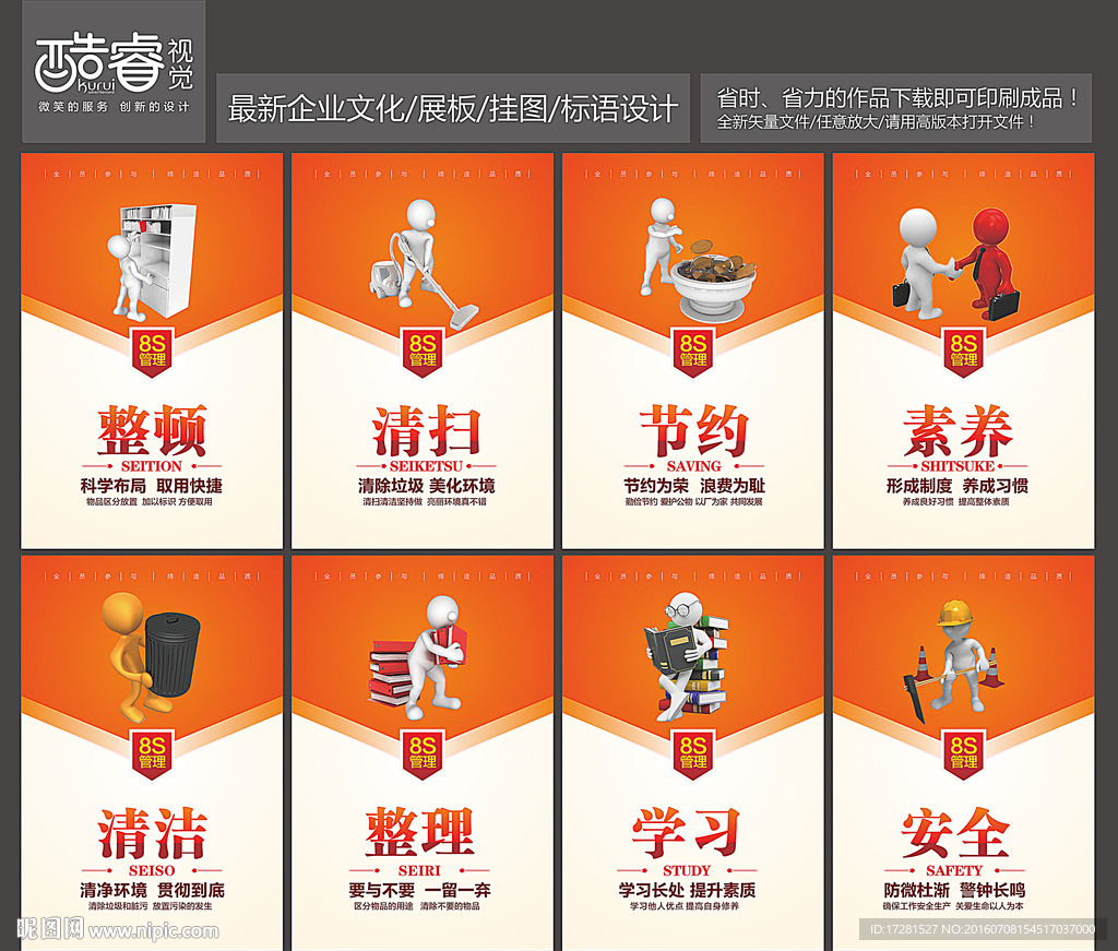 8s标语管理 企业文化