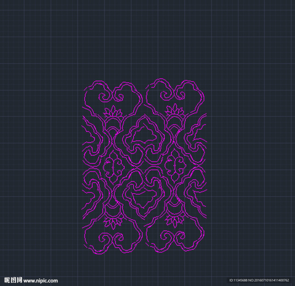 地毯图案  cad