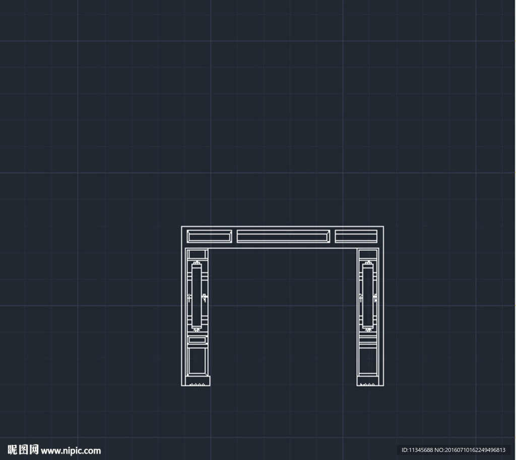 门框 cad