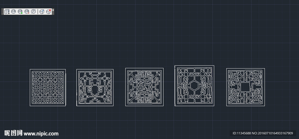 雕花 背景墙 cad