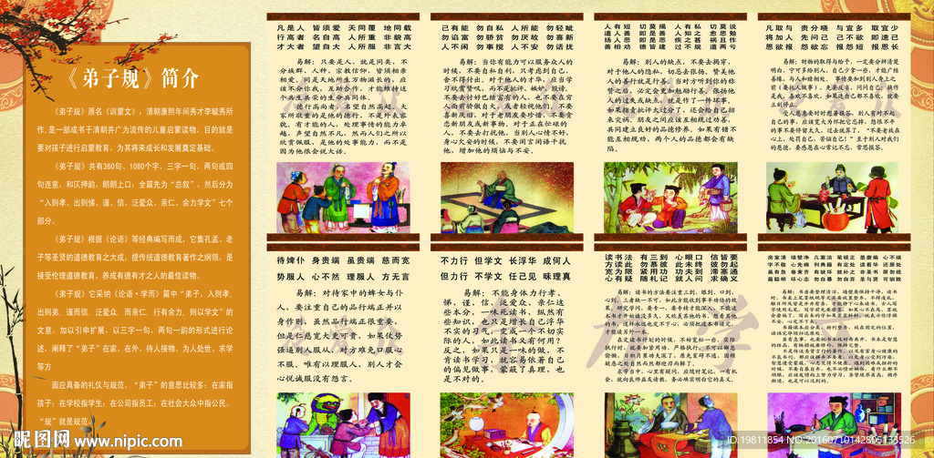 弟子规展板