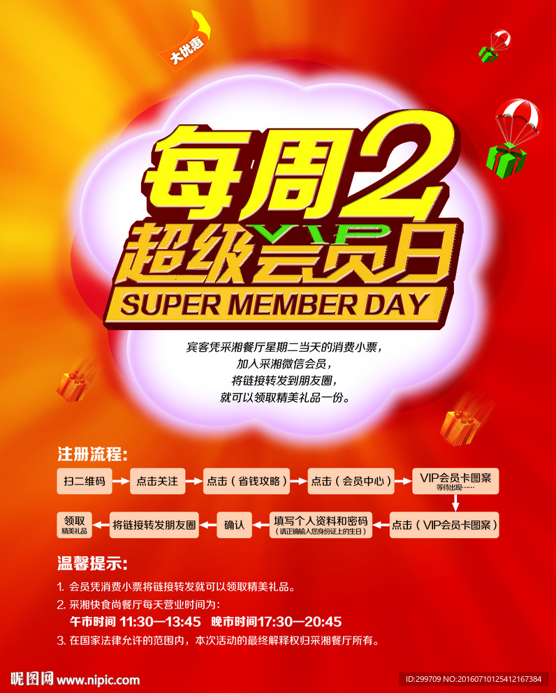 会员特惠海报
