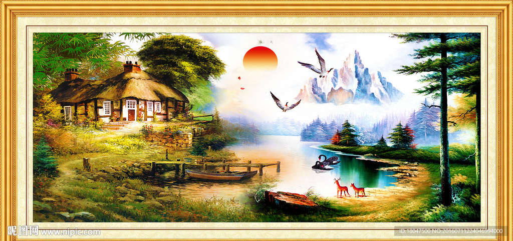 油画