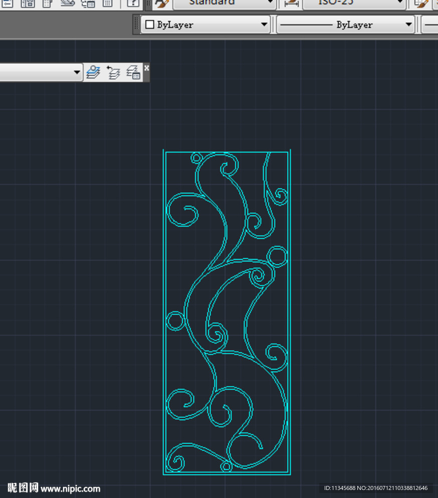 雕花 cad