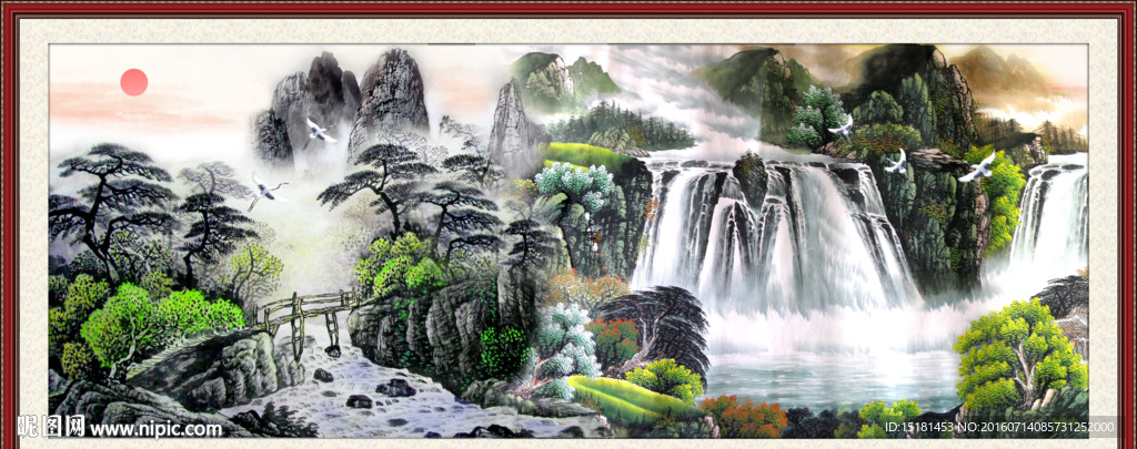 山水国画