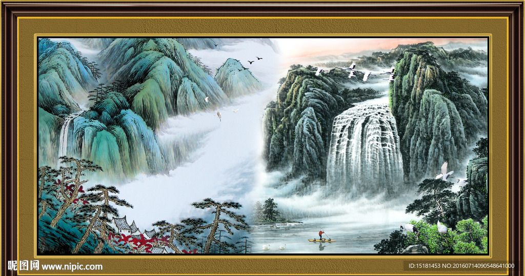 国画山水