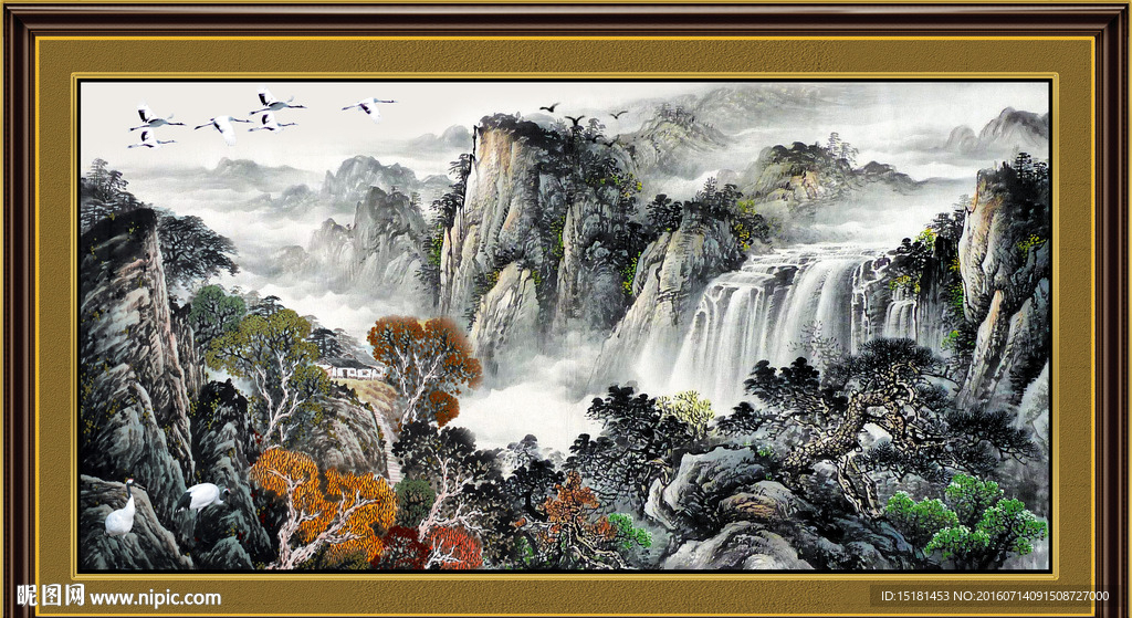 国画山水