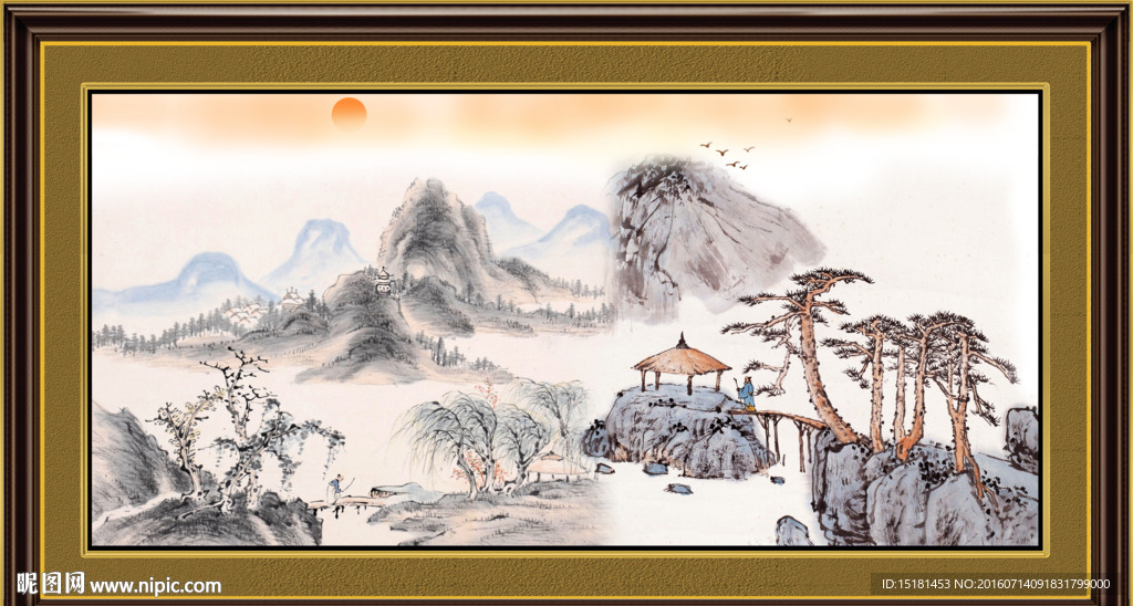 国画山水