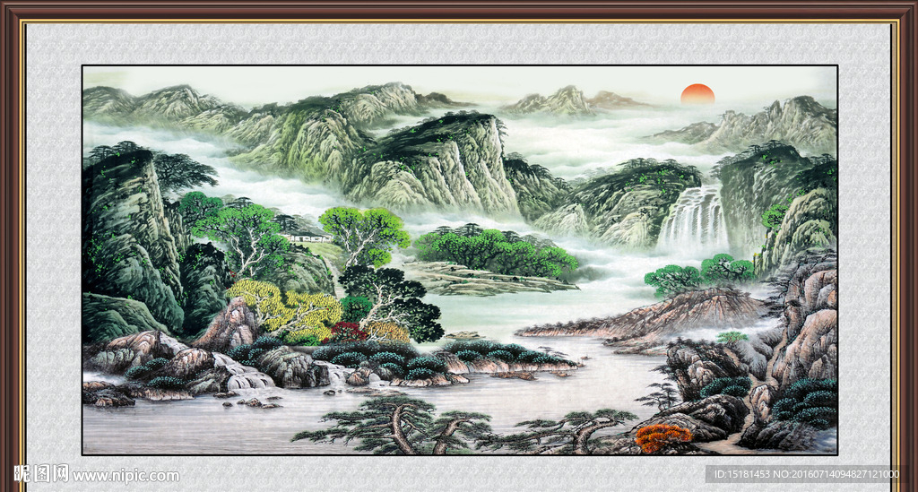 国画山水