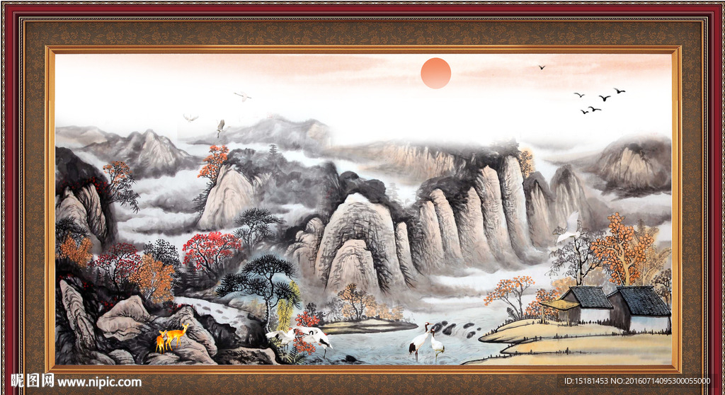 国画山水
