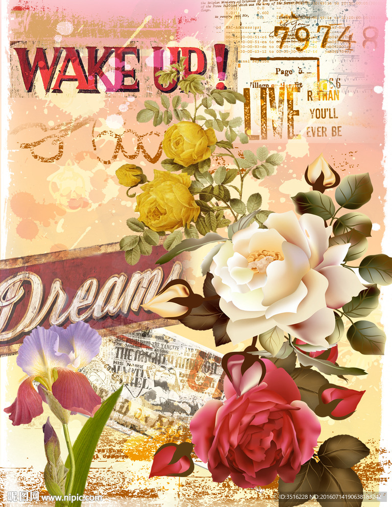 欧式复古装饰画