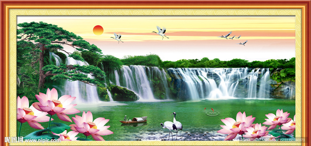 山水风景画