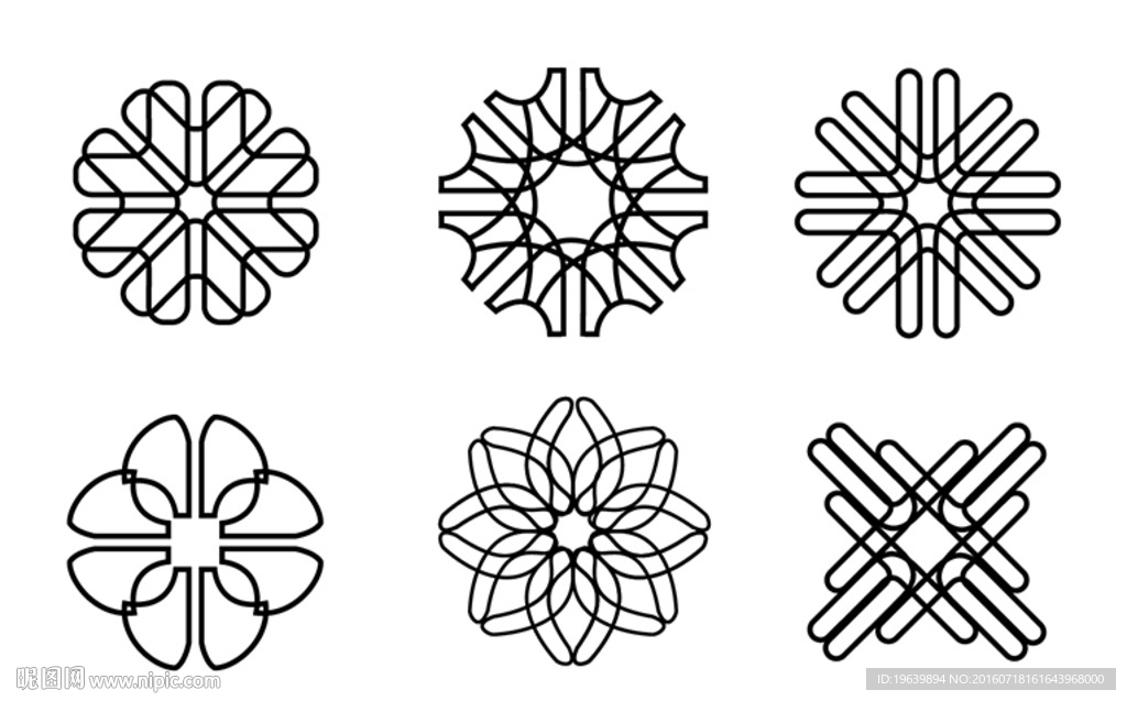 规则花纹