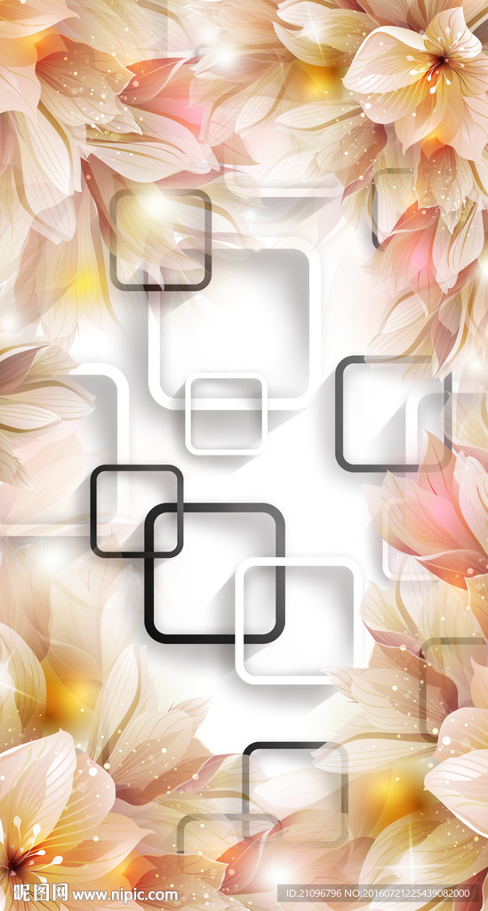 时尚玄关背景墙