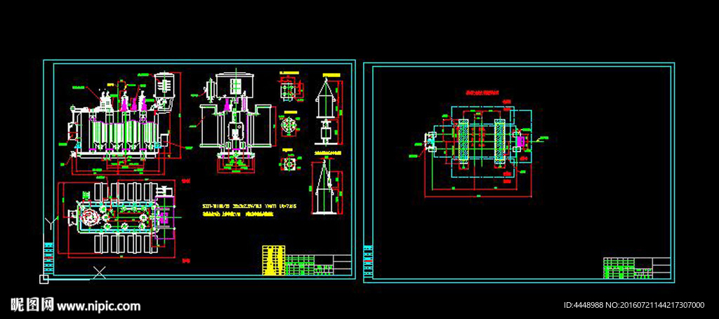 变压器图纸