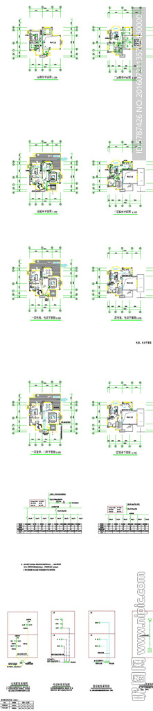 住宅电气CAD施工图