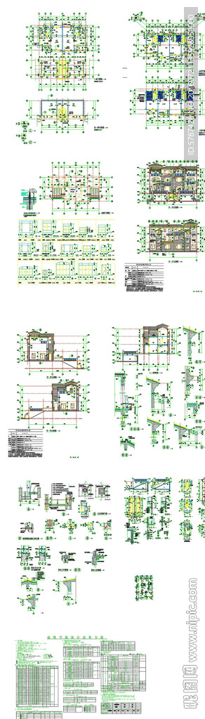 私家楼房建筑CAD图纸