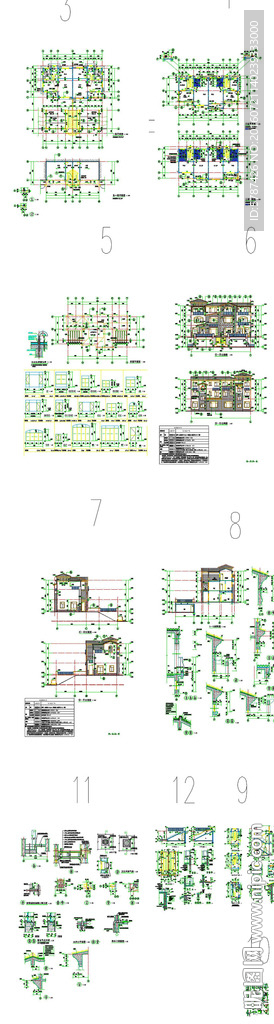 住宅建筑CAD图纸