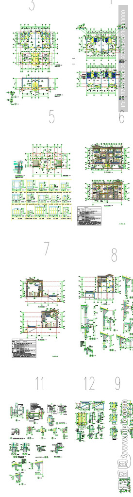 住宅建筑CAD图纸