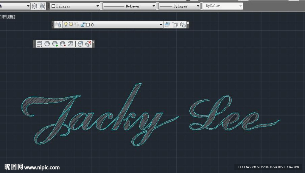 logo 标志物 cad