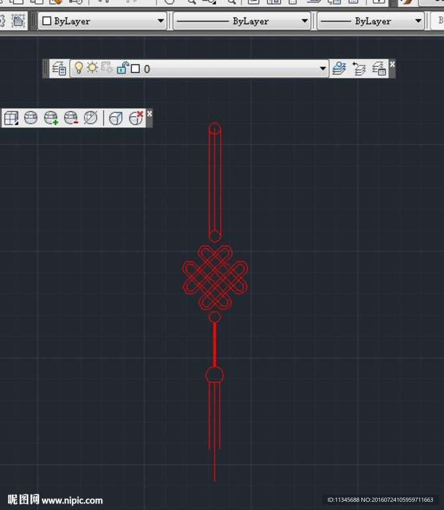 中国结 cad