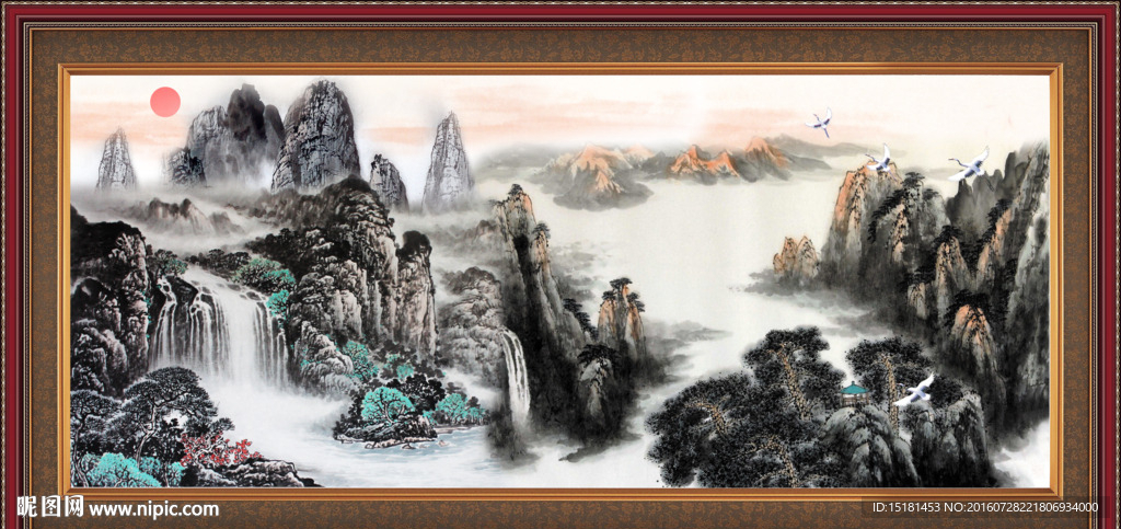 国画山水