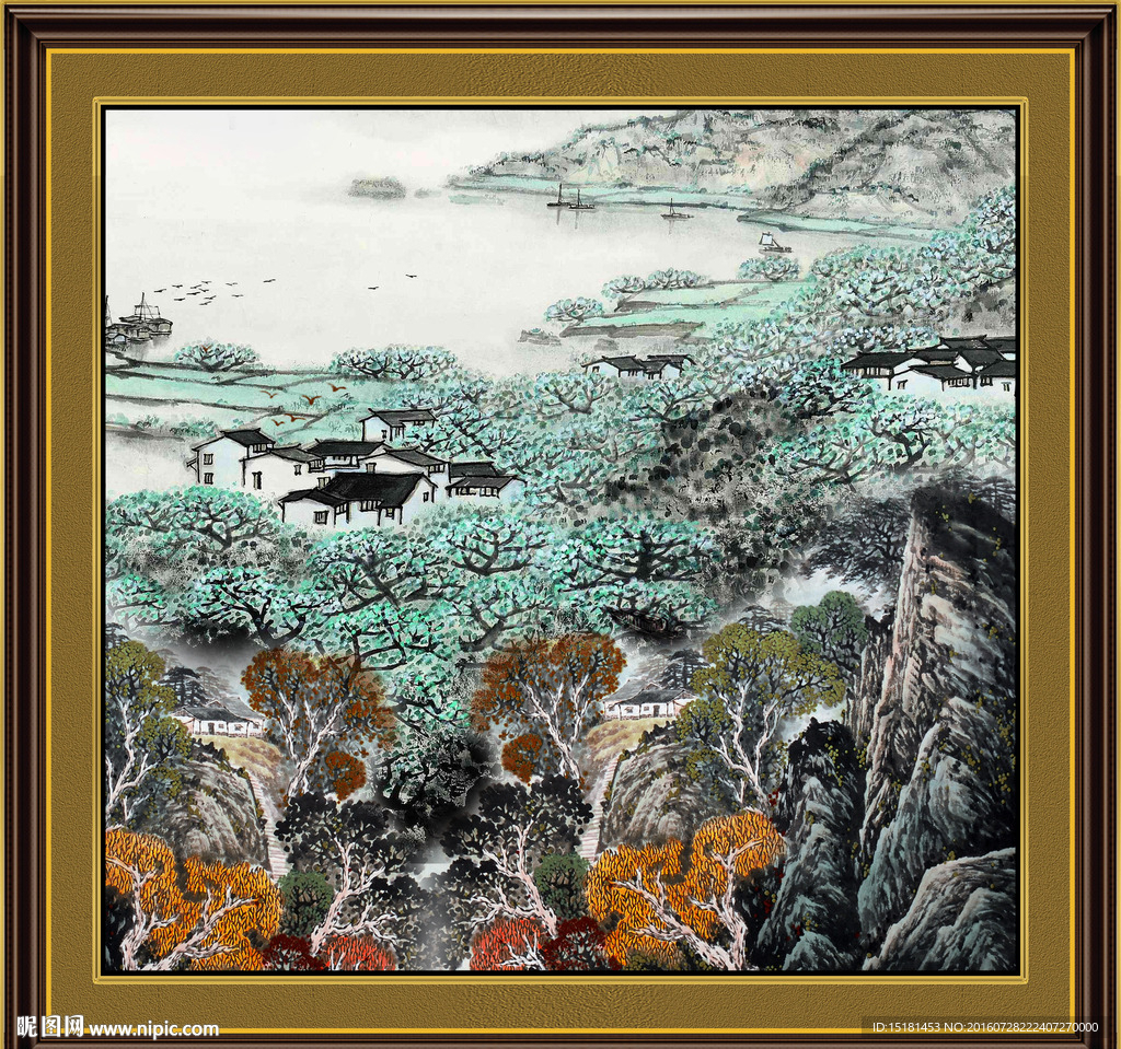 国画山水