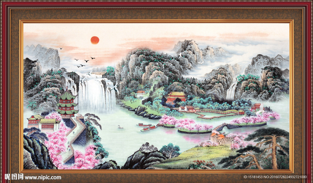 国画山水