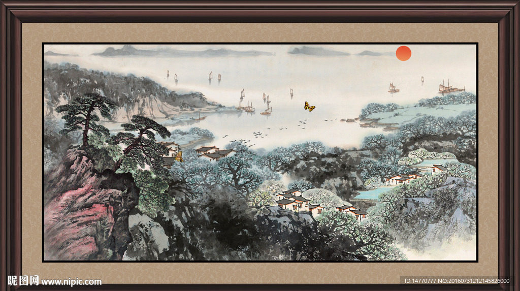 国画山水