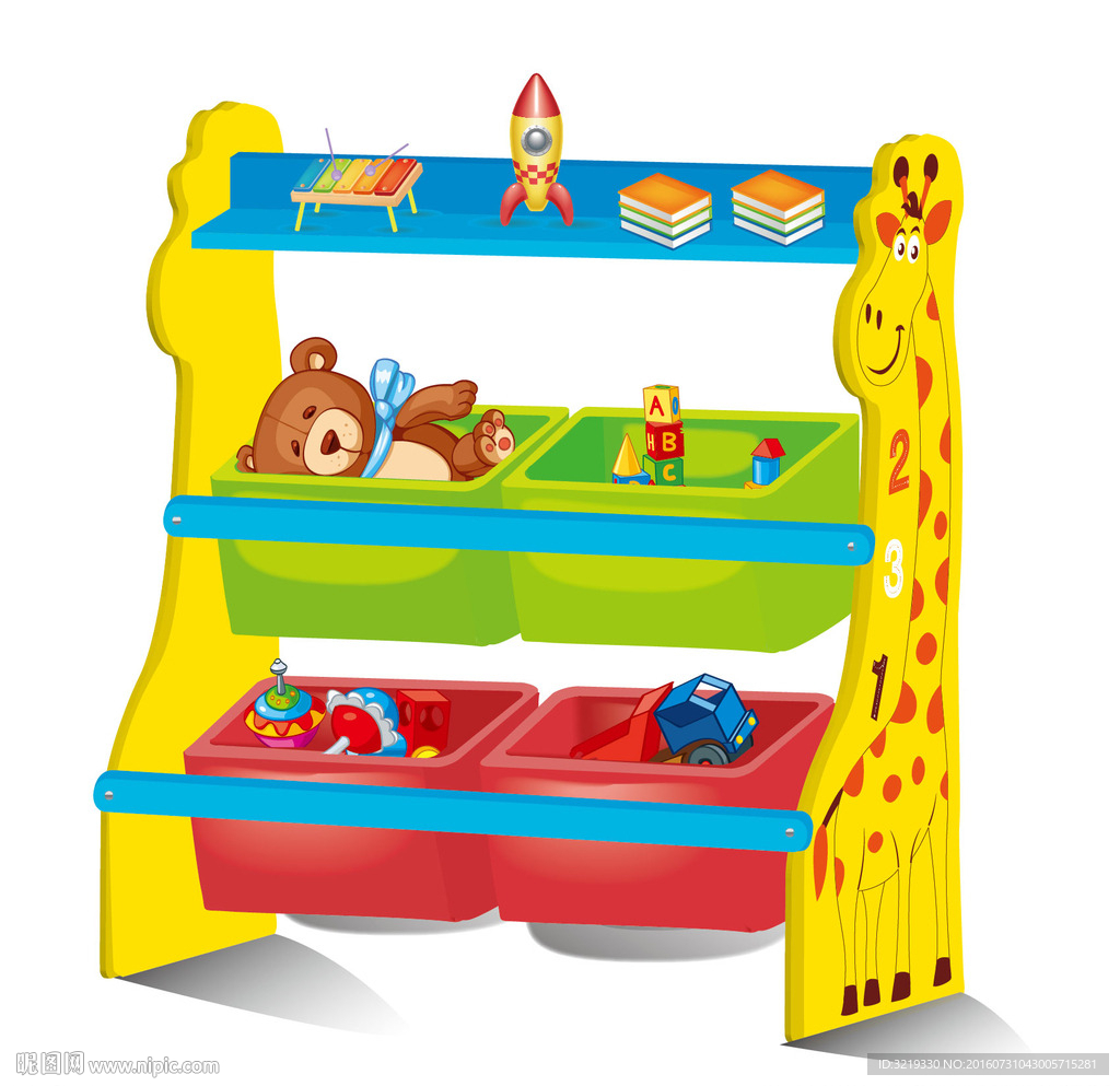 玩具收纳架