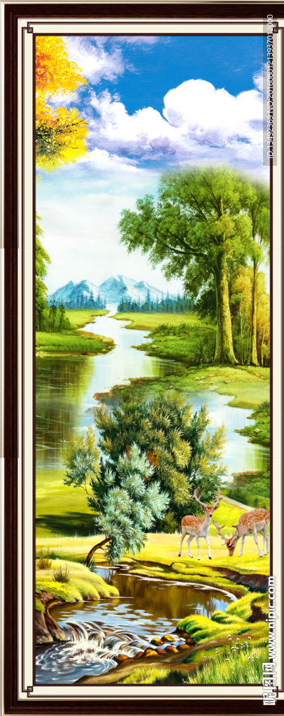 欧式油画
