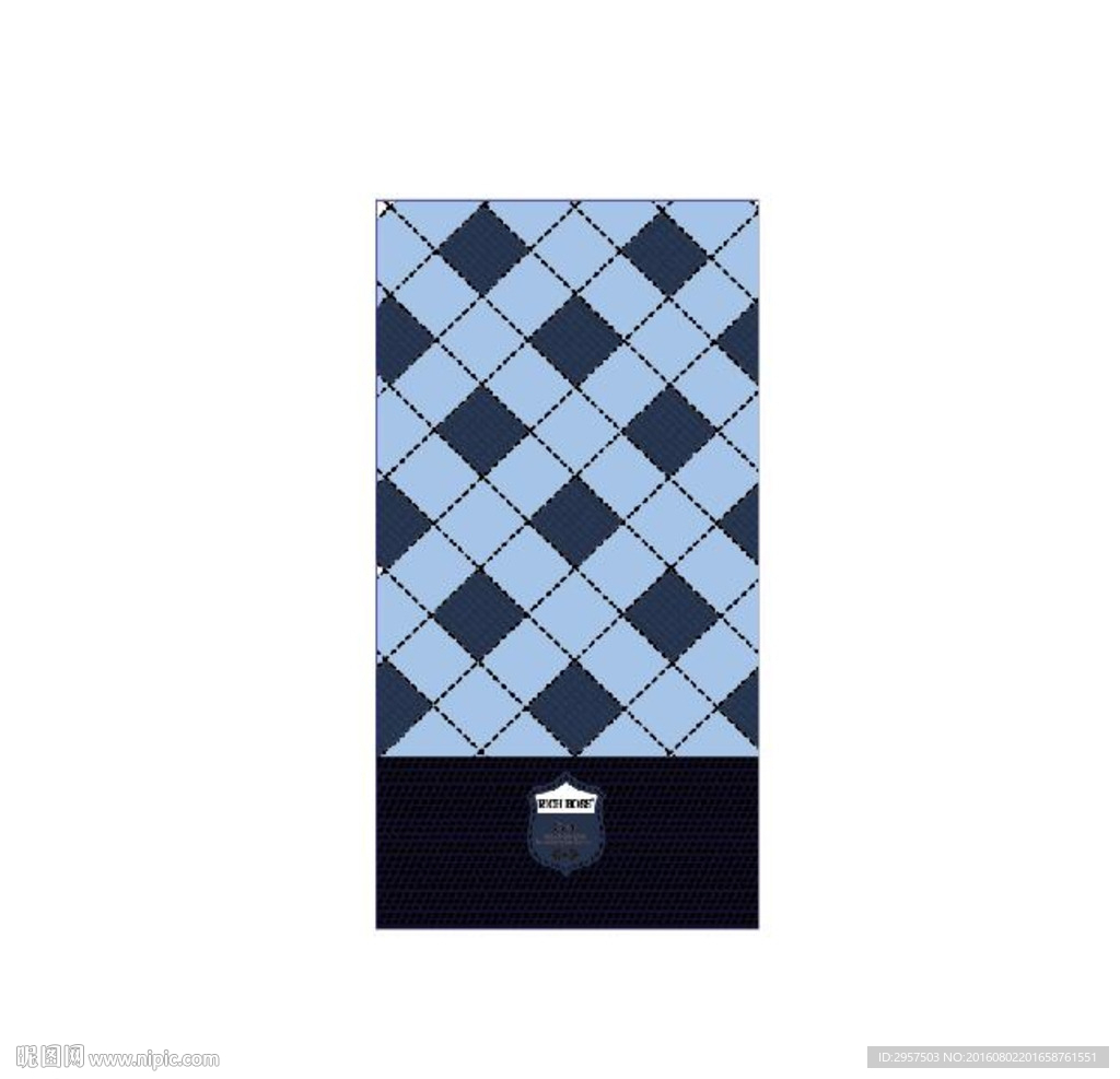 线条格子纹手机壳