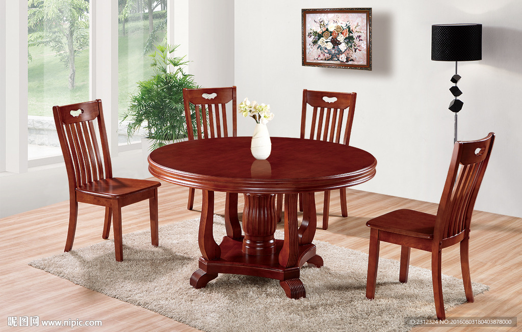 餐桌椅家具背景