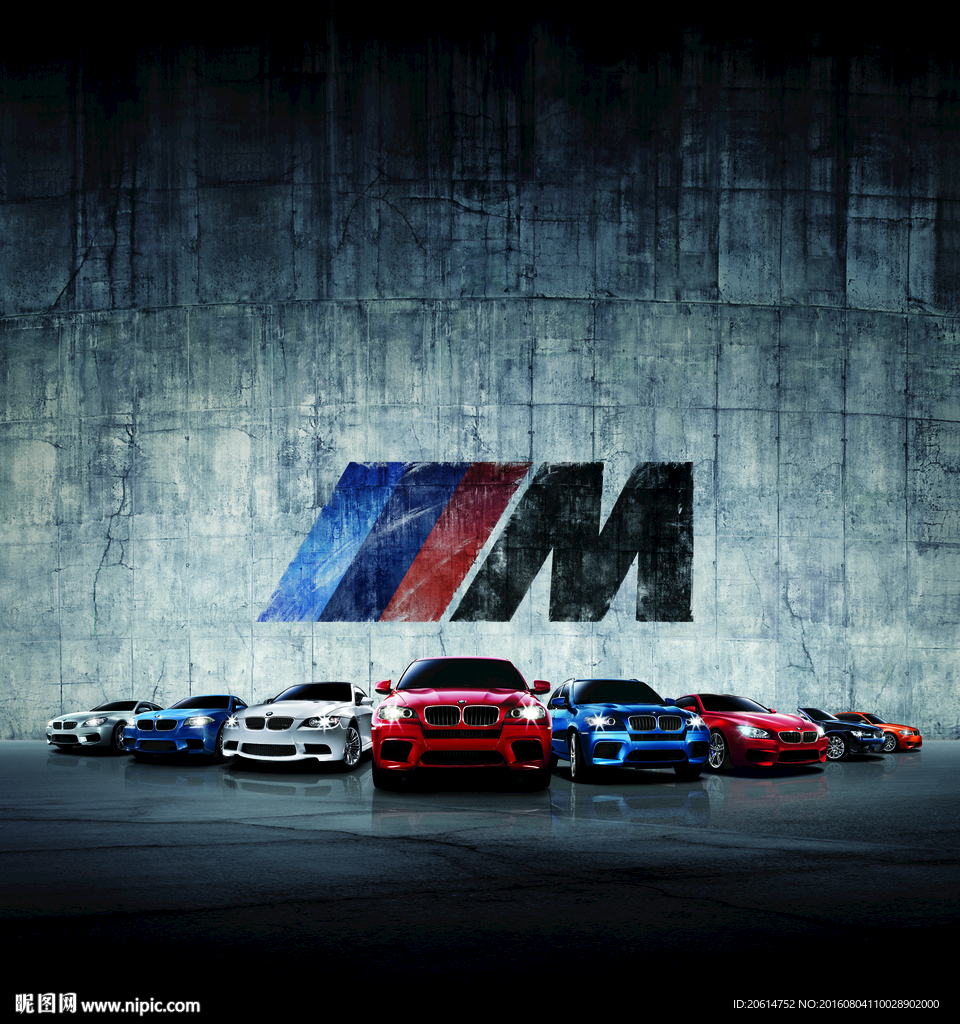 BMW M家族汽车海报