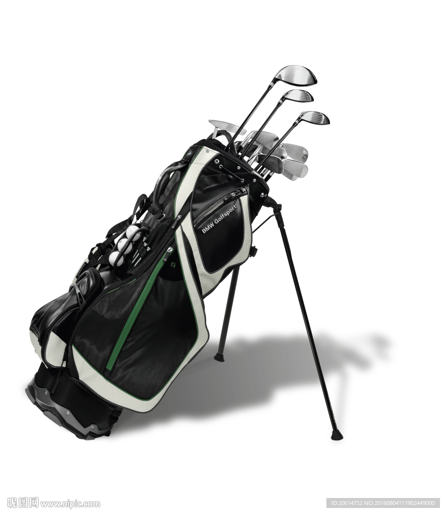 精致的高尔夫球背包