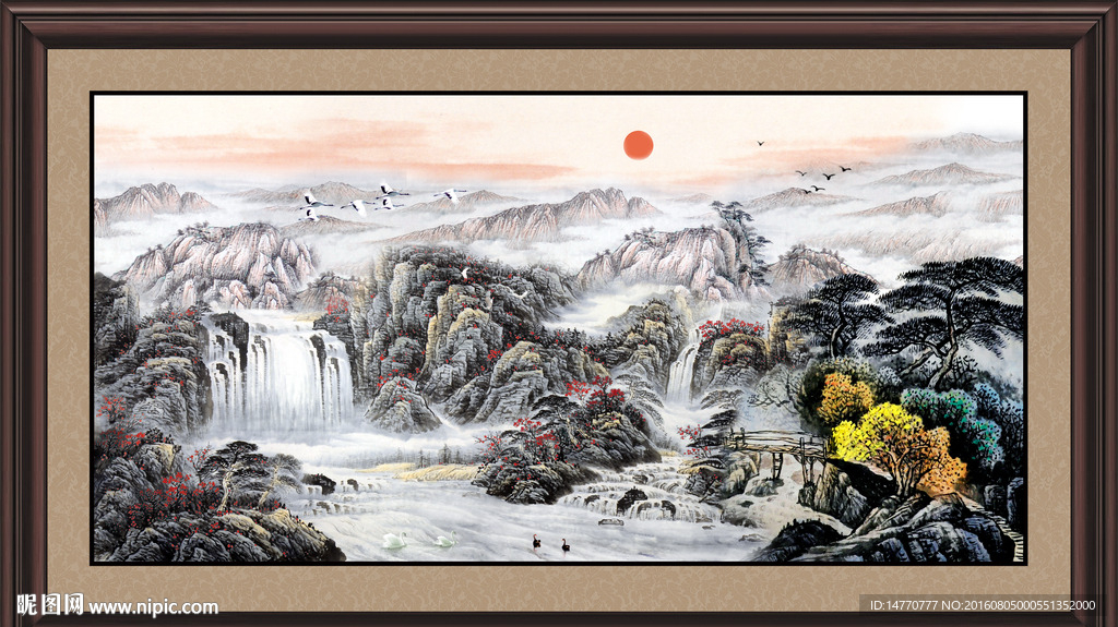 国画山水