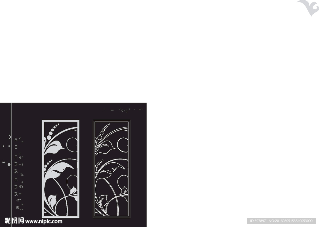 镂空雕花 移门图案