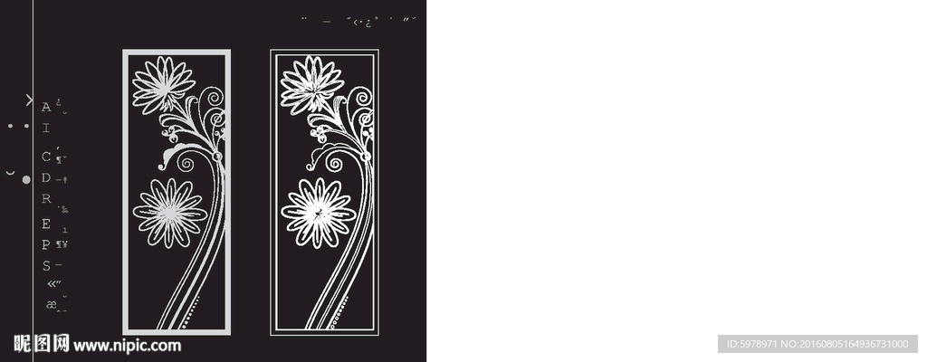 镂空雕花 移门图案