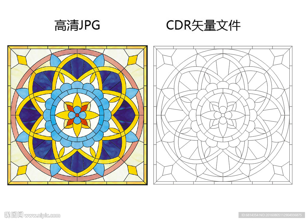 彩绘玻璃