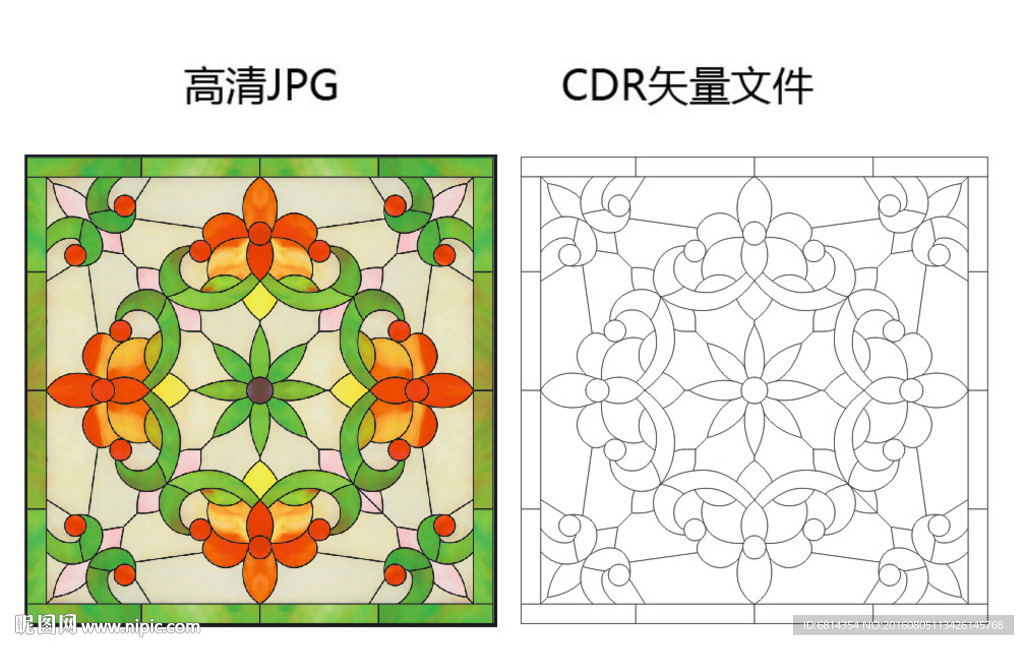 彩绘玻璃