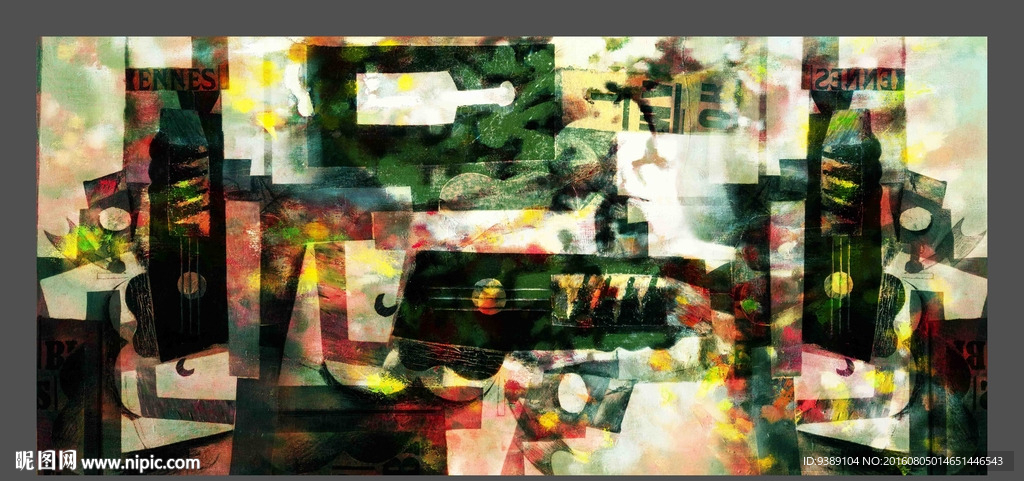 抽象油画