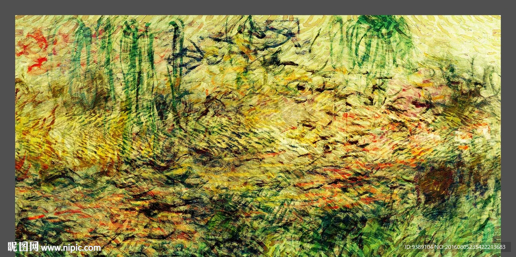 抽象油画