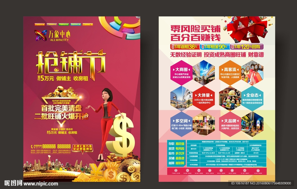 地产单页 商业单页 商铺单页