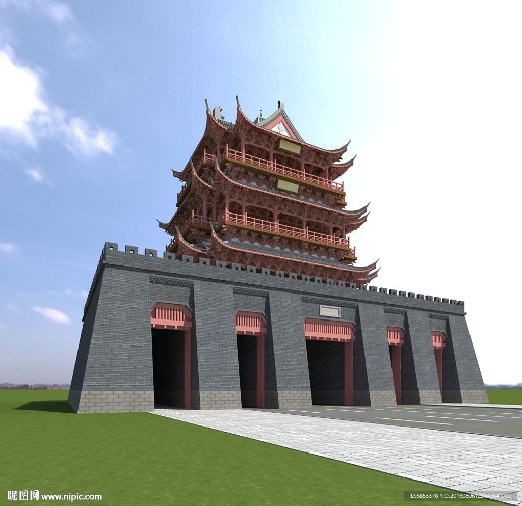 古建模型